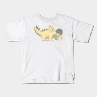 Cute Yellow Ram Dragon Twin Kids T-Shirt